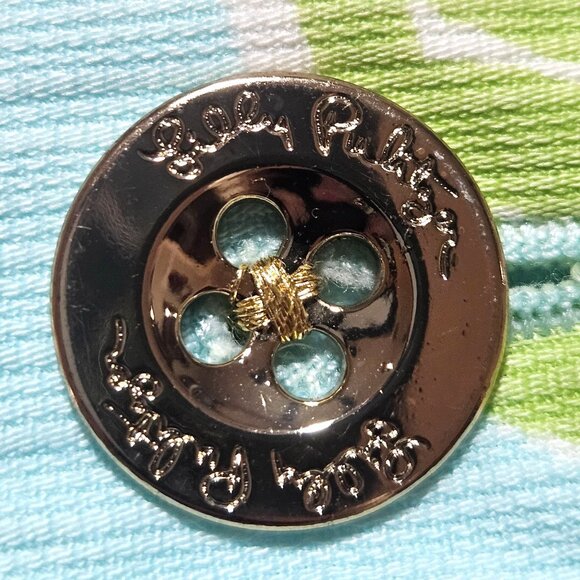 VTG Lilly Pulitzer Women's Spring  Floral Cotton Shorts 4 Multicolor Button Deta - Picture 4 of 13